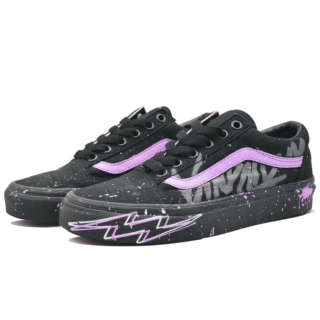 Vans Old Skool Low Top Skateboard Shoes Unisex Wine Purple VN000D3HBKA(Team400-)