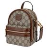 Gucci Vintage Logo Canvas And Leather Backpack Men backpack Beige Brown 725654-92TCG-8563