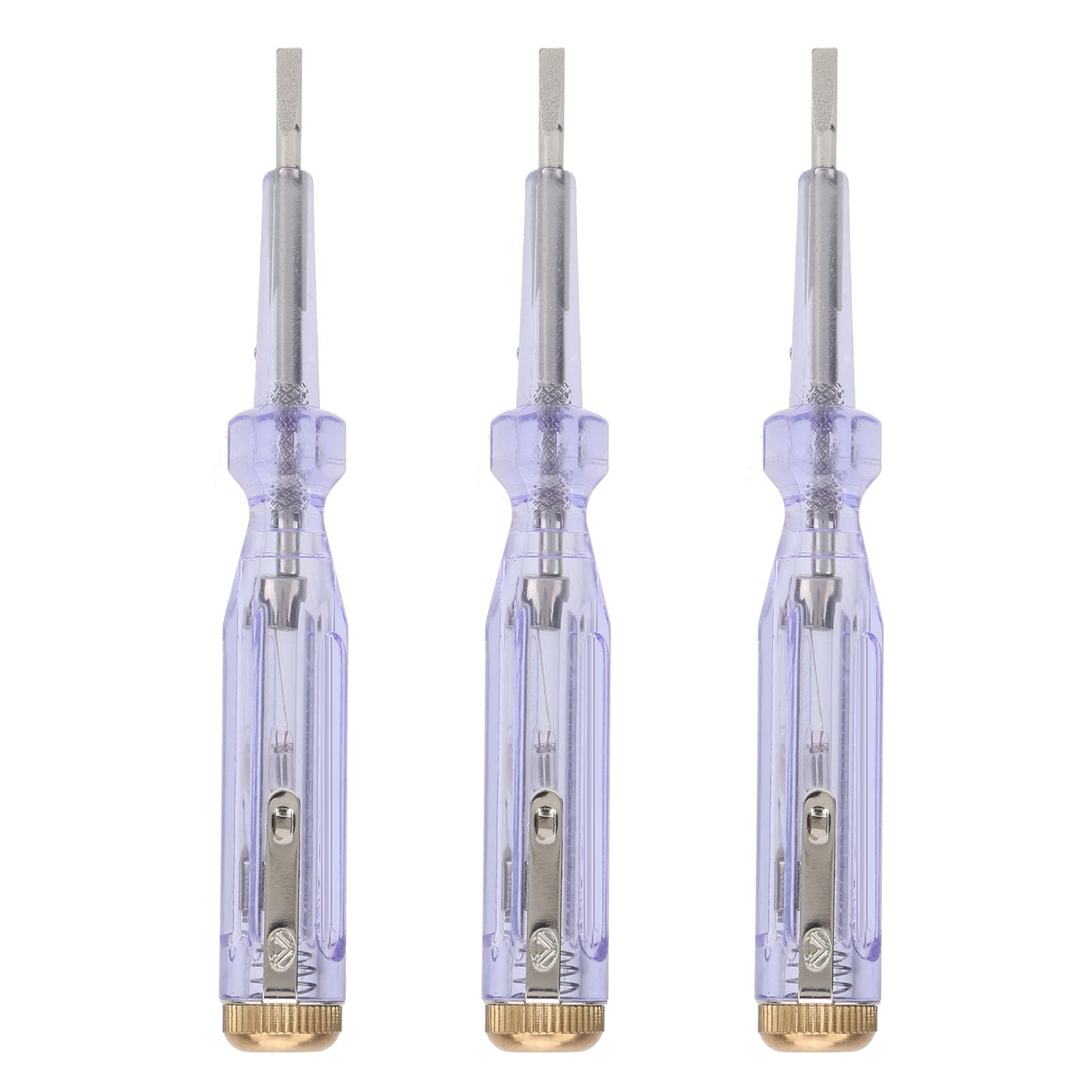 

3Pcs Electric Pen Voltage Test Pencil Sensitivity Detect Tools ANG43 AC 100250V