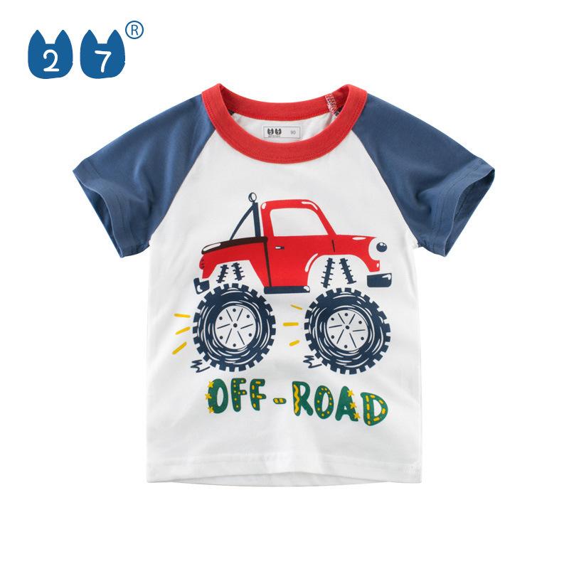 New children's clothing summer boys cartoon short-sleeved t-shirt children's clothing