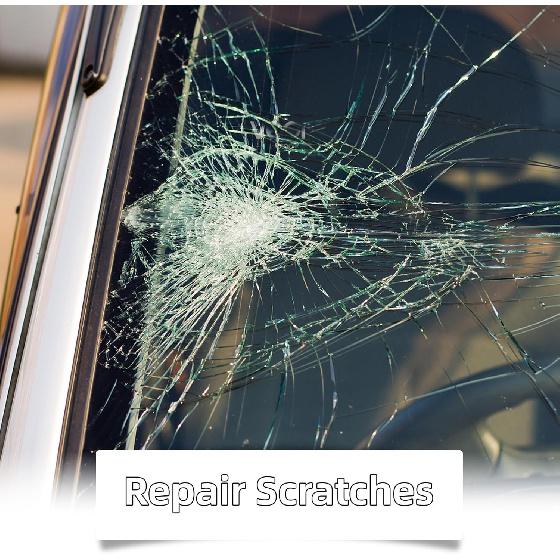 2 PCS Windshield Crack Repair Kit, Universal Cracks Gone Glass Repair Kit With Glass Crack Repair Fluid For Window & Windshield Chips & Cracks