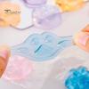 3Pcs Clear Cat Paw Squeeze Toy Stress Relief Transparent Kitten Paw Pinch Sensory Toy Kids Teens Adults Soft TPR Stress Ball Animal Paw Fidget Toy