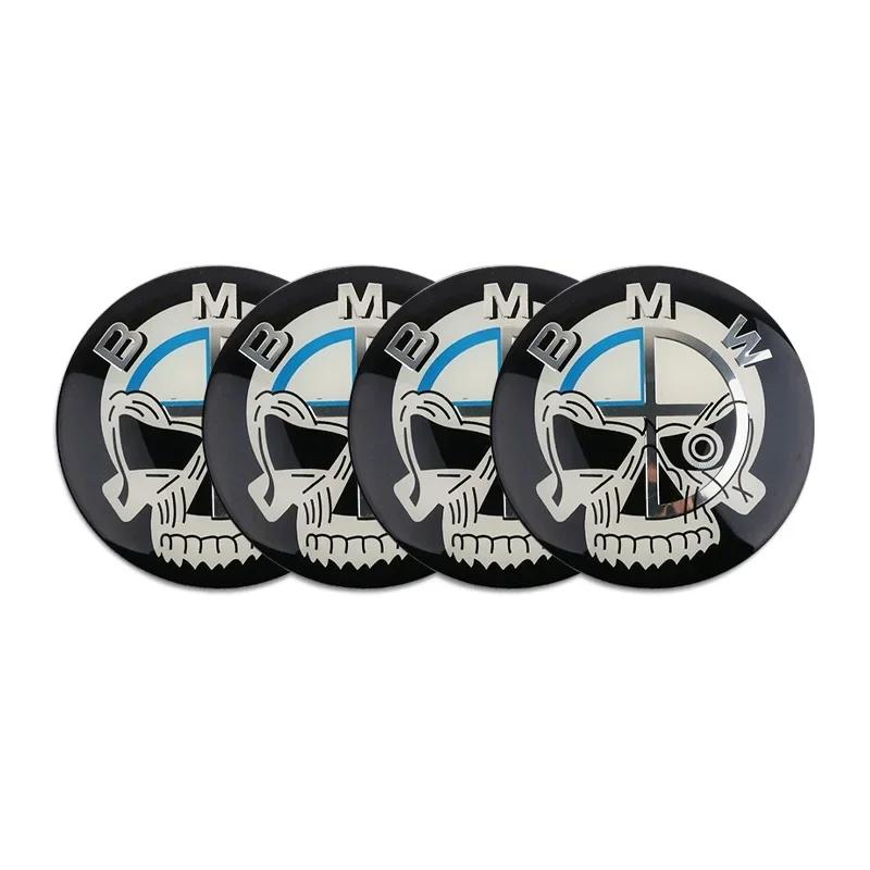 1/4pcs Lot 56mm Wheel Hub Cap Emblem Sticker Car Decoration For BMW Performance F25 F26 F15 F16 E90 E91 E92 E60 E84 G22 X3 X5 X6
