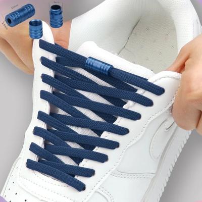 1Pair Stretchable Elastic Shoelaces for Kids Adults Sneakers Running Shoes No Tie Laces Sports Casual Comfortable Shoe Strings