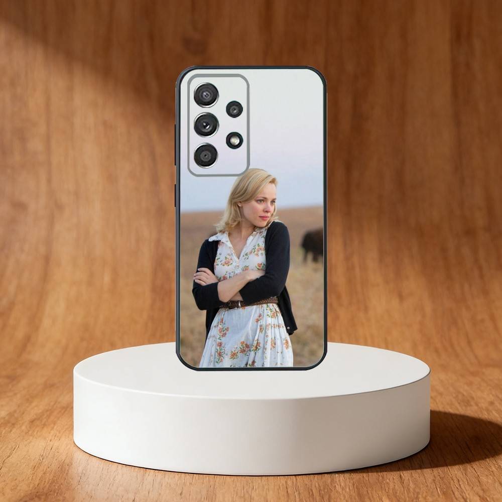 Rachel McAdams Phone Case For Samsung S25,S24,S21,S22,S23,S30,Ultra,S20,Plus,Fe,Note,10,9,5G Black Cover