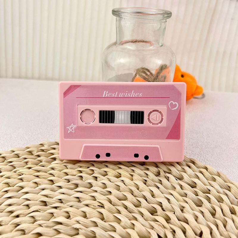 Grußpostkarte Geburtstagsgeschenke DIY Aufnehmbar 30/60/300 Sekunden Sprach-Audio Kassettenform Selbstgemacht Party Einladung