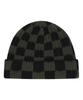 MAHAGRID Checkerboard Beanie Olive/Black(Mg2Efmab37A)