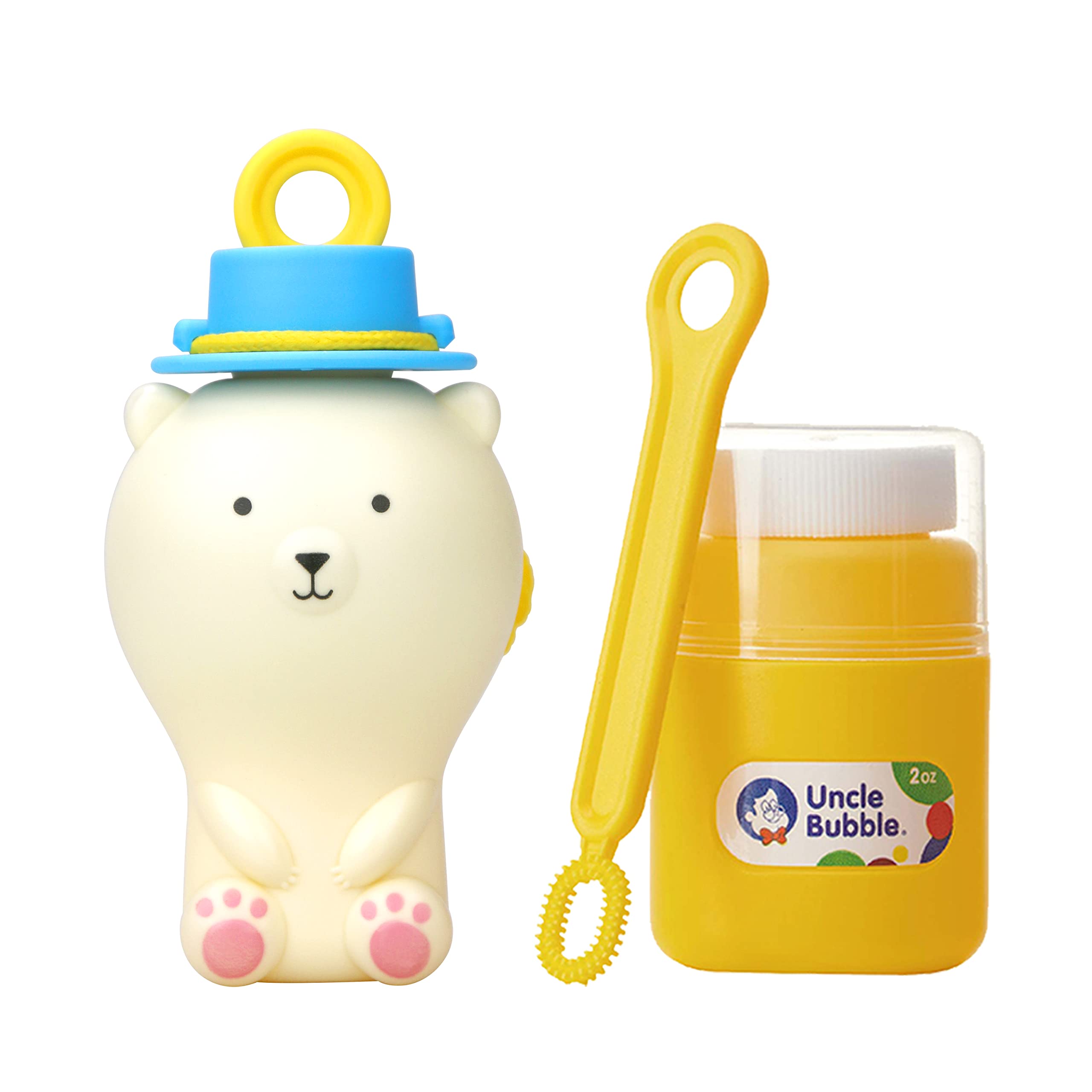 

Контейнер для пузырей Bubble Fun Жидкость для пузырей Палочка Белый медведь Специальная жидкость для пузырей в комплекте Разлив жидкости для пузырей Дети Детский подарок Игра на улице Кемпинг Двор белый