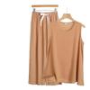 Chic 2025 Summer Women's Cotton-Silk Tank and Long Pants Set