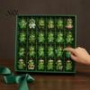 Christmas Tree Hanging Decor Frog Advent Calendar, 24 Day Countdown Box with Acrylic Ornament Party Favors Pendants, Festive Decor, Collectible