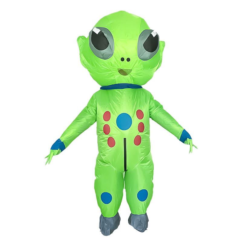 Halloween Inflatable Alien Ghost Costume: Funny Cartoon Mascot Prop
