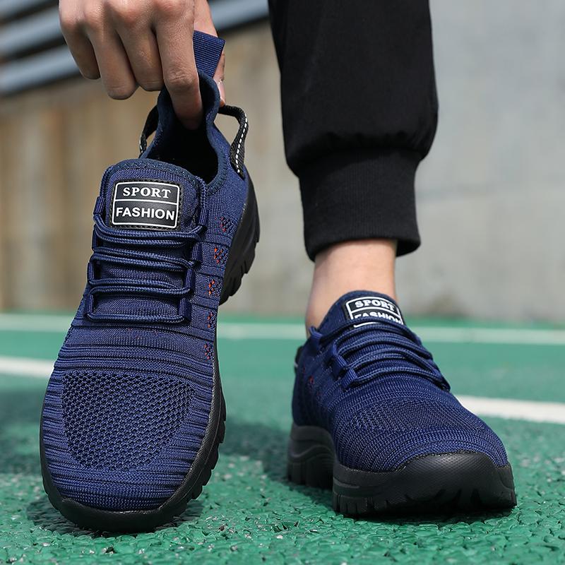 Men's Running Shoes Tennis Lightweight Walking Thick Soled Shoes Women's Classical Mesh Breathable Fashionable Casual Shoes 2025