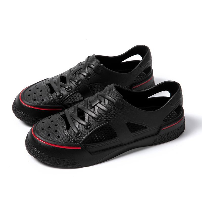

Men s Breathable Soft Bottom Sandals Casual Non-Slip Beach Shoes for Couples Summer 36