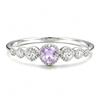 S925 Silver Zodiac Ring with Yellow Crystal, Sapphire, and Multi-colored Gemstones - Versatile Stackable Design.