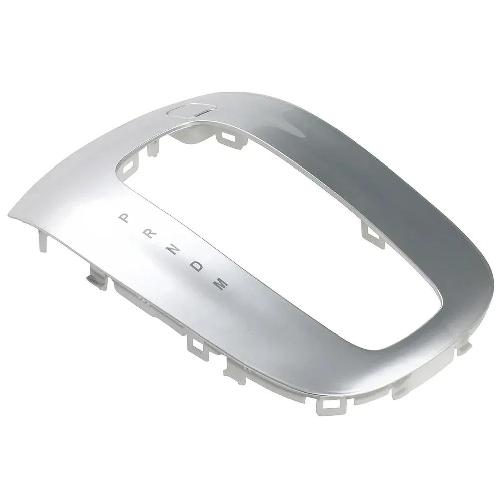 27) Silver ABS Gear Shift Panel Surrounding Bezel Trim for Buick For Encore Perfect Match and Easy Installation