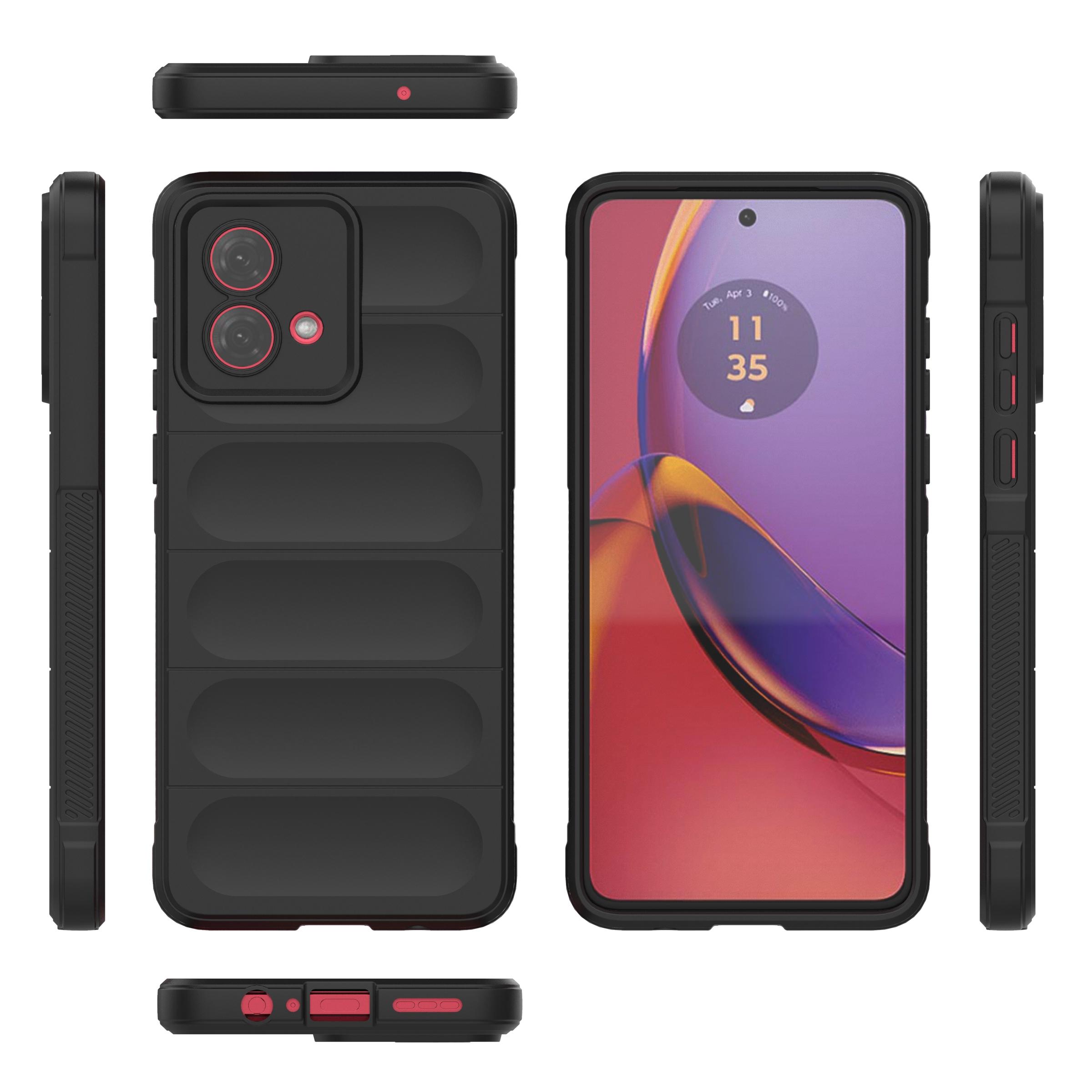

For Motorola Moto G84 5G Case Anti-scratch Rugged Phone TPU Cover Black