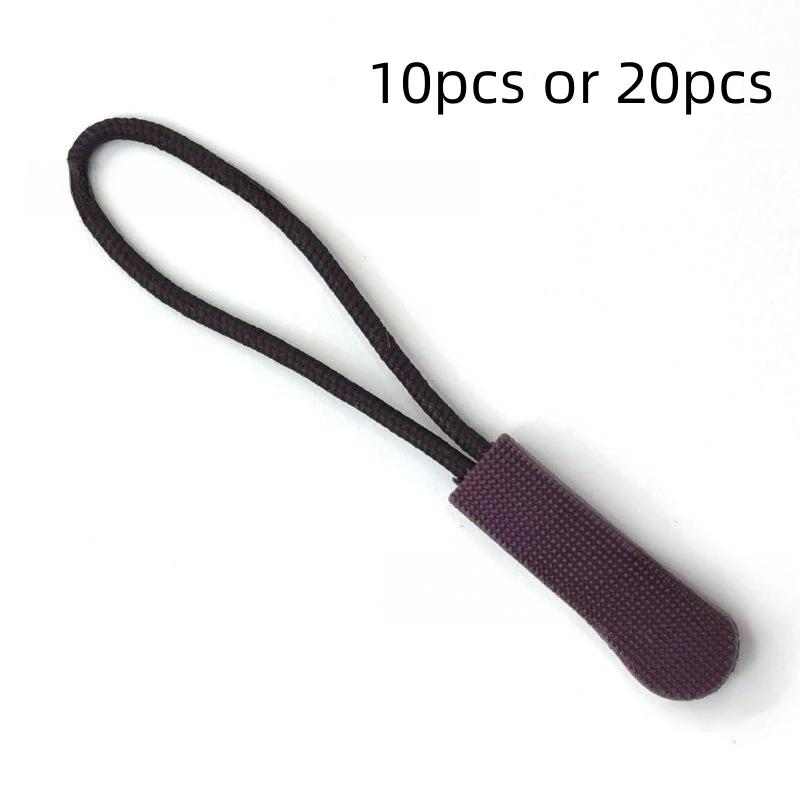 10/20 Stück Reißverschlussanhänger Ziehtab Ende Passend Seilanhänger Ersatzclip Gebrochene Schnalle Fixierer Reißverschlusskordel Lasche Reisetasche Koffer Zelt Rucksack