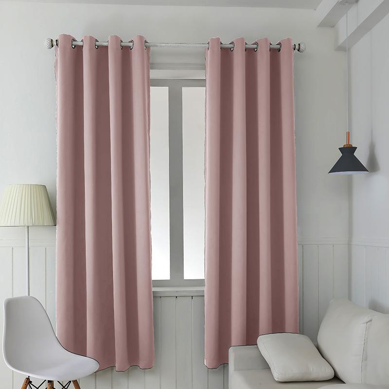 Low Price Drive Dnu High Precision Finished Curtains Blackout Insulation Curtains Solid Color Curtains
