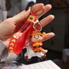Little God of Wealth Cartoon Horse Bag Pendant Chinese Style New Year Keyring  Chinese New Year