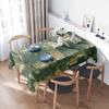 Vibrant Floral Print Tablecloth For Dining Tables Perfect Decoration For Home Decorations, Kitchen Living Room/Table Linens Gree