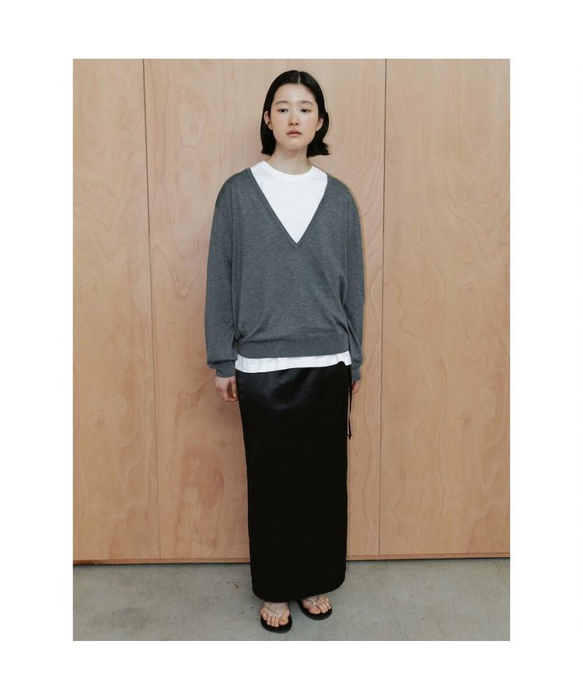 Diaepeocheo String Maxi H Line Skirt Black (Ta6427A015)