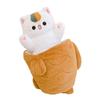 Douyin's same style Taiyaki doll pillow cat doll transformed into creative birthday Children's Day gift plush toy