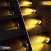 1-4Pcs Solar Stair Lights Bright Step Deck Light Moon Shape Solar Powered Lamp Outdoor Waterproof for Stairway Landscape Decor