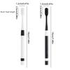 2 Pièces Brosses à Dents au Charbon de Bambou Nettoyage à Soies Douces Ultra-Fines, Ensemble Familial Couple Adulte Set de Brosses à Dents à Soies Fines