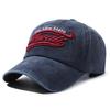 Hat Men'S Spring And Autumn Washing Embroidery Alphabet Baseball Cap Retro Peaked Cap Women'S Tide Casual Shade Sports Sun Hat