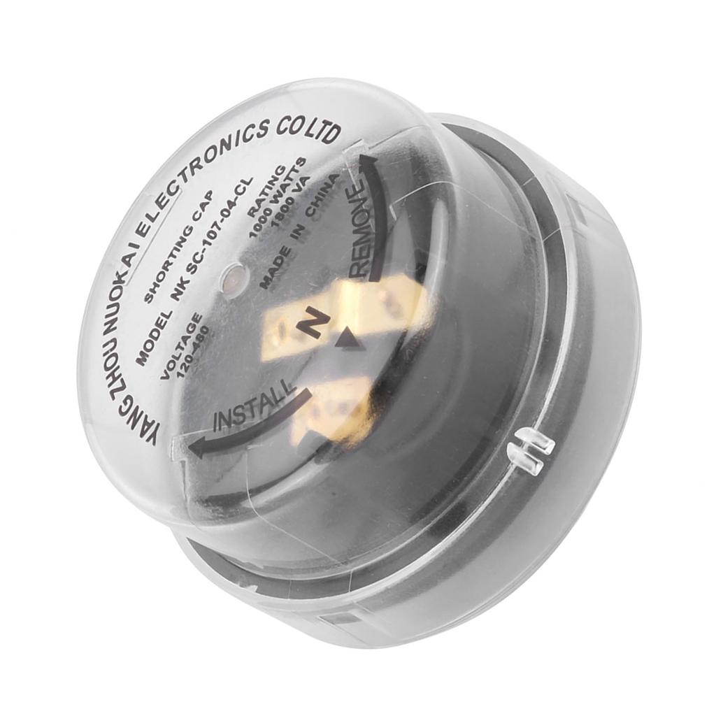 1000W 1800VA 120-480V Twistlock Photocell Receptacle Temporary Protection Shorting Cap