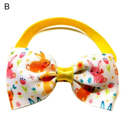 

Галстук-бабочка для домашних животных, модное праздничное платье с принтом, пасхальная одежда для собак на шее, воротник, товары для домашних животных B