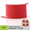 Elastic round Tennis Shoelaces without Ties Quality Lock Sneaker Laces Adult & Kids Rubber Bands for Shoes - 1 Pair