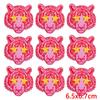 10Pcs/Lot Wholesale Fashion Cartoon Patch Iron On Patches On Clothes Letters Embroidered Patches For Clothing Applique Stickers