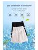 Women's High Waist Ice Silk Sports Shorts - Slimming A-Line Drawstring, Loose and Casual, Petite Fit for Summer 2025