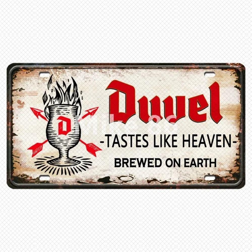 Ölplåtskylt Vintage Väggdekor 15x30cm