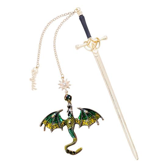 Fourth Wing Dragon Bookmark Fantasy Dragon Page Maker Cool Metal Bookmark Reading Gift for Men Women Bookworm