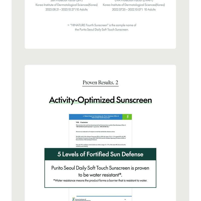 Purito SEOUL - Daily Soft Touch Sonnenschutz Mini 2024 Version