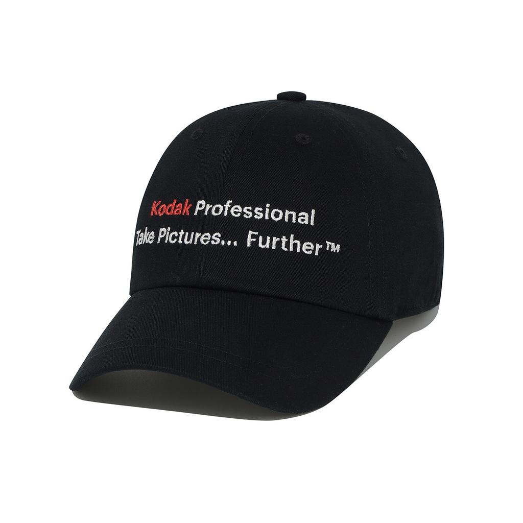 KODAK Oversized Pigment Lettering Ball Cap Black