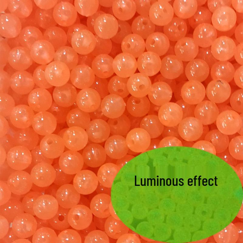 Bunte leuchtende Harzperlen für Angelzubehör & Schmuck - Fluoreszierende Halskettenhaken & Zubehör