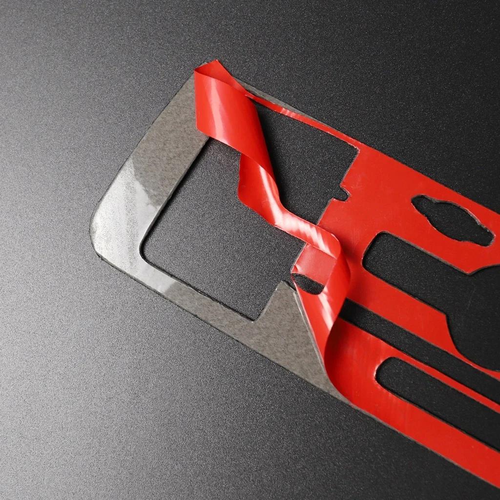 Carbon Fiber CD Air Conditioning Control Panel car Stickers cover For Mercedes W169 W245 W117 W156 A Class B Class CLA GLA