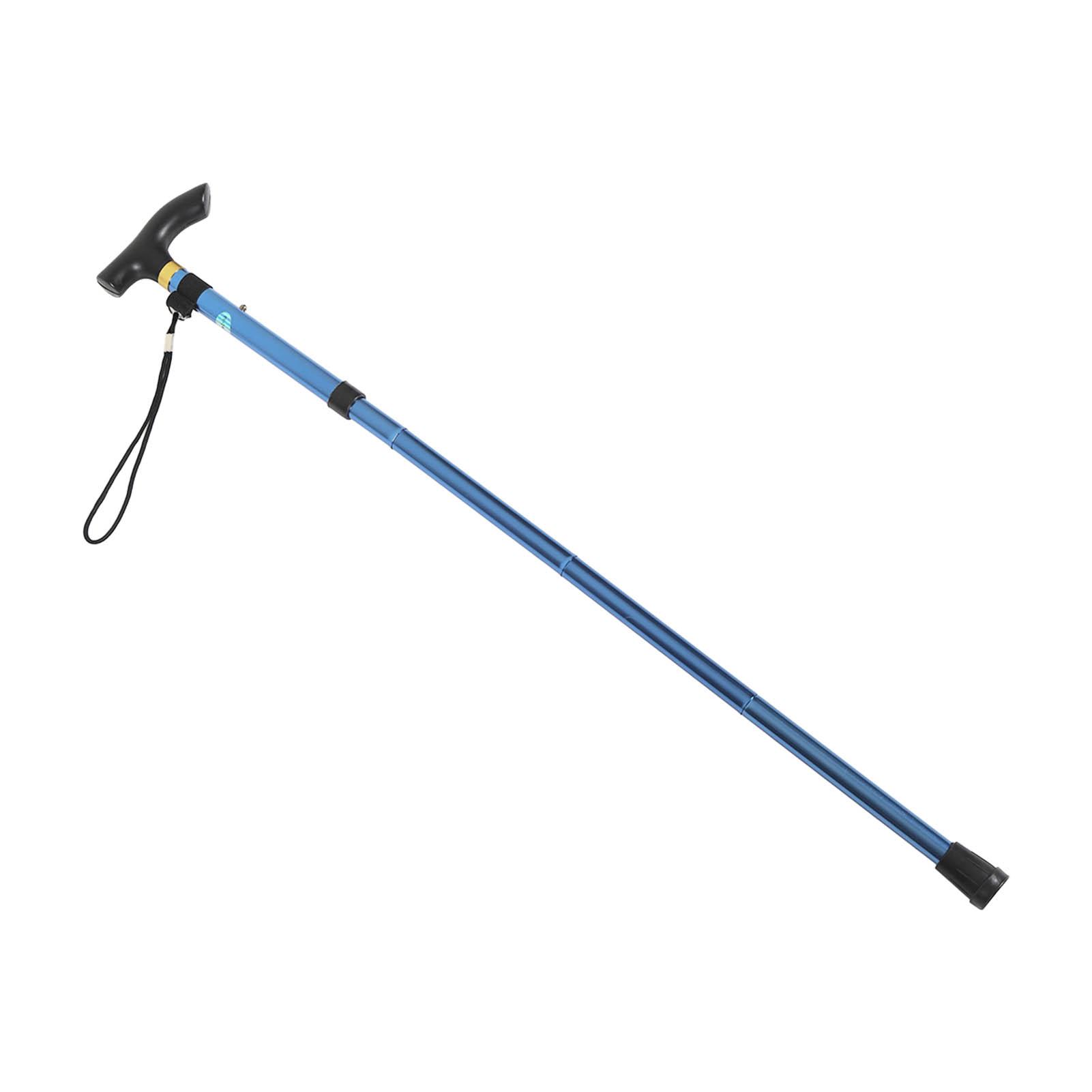 

Трость для пожилых людей, для равновесия, треккинговая палка, регулируемая, легкая, складная, из алюминиевого сплава, для всех