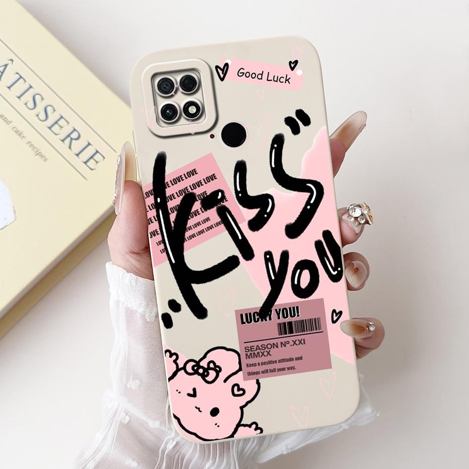For Xiaomi Poco C40 Case 220333QPG Fashion Daisy Flower Graffiti Soft Silicone Shockproof Back Cover For Poco C40 PocoC40 Bumper