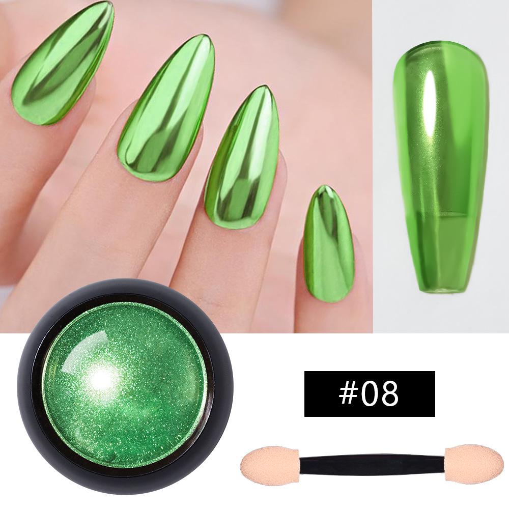 Cross-Border Mirror Powder: Laser Champagne Gold & Tycoon Gold for Nail Art