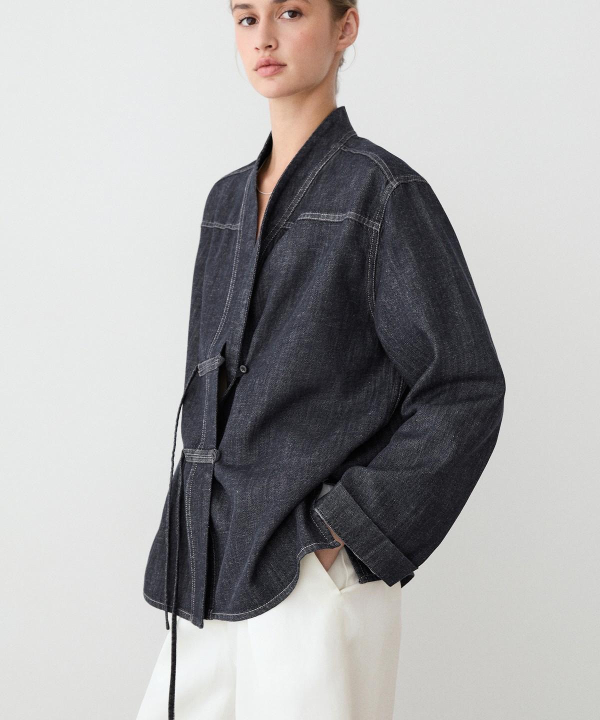 Massimo Dutti džinsa virsjaka Dark Blue/M