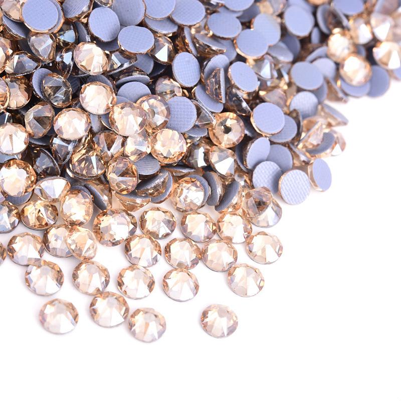 Eight Big And Eight Small Imitation Austrian Glass Hot Glue Bottom Hot Diamond Rhinestone Diy Clothing Accessories