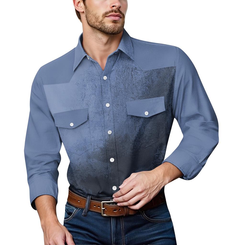 Men'S Fashionable Lapel And Shoulder Length Short Sleeved Casual Top