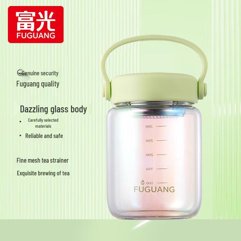 

Fuguang Large Capacity Double-Layer Glass Office Cup