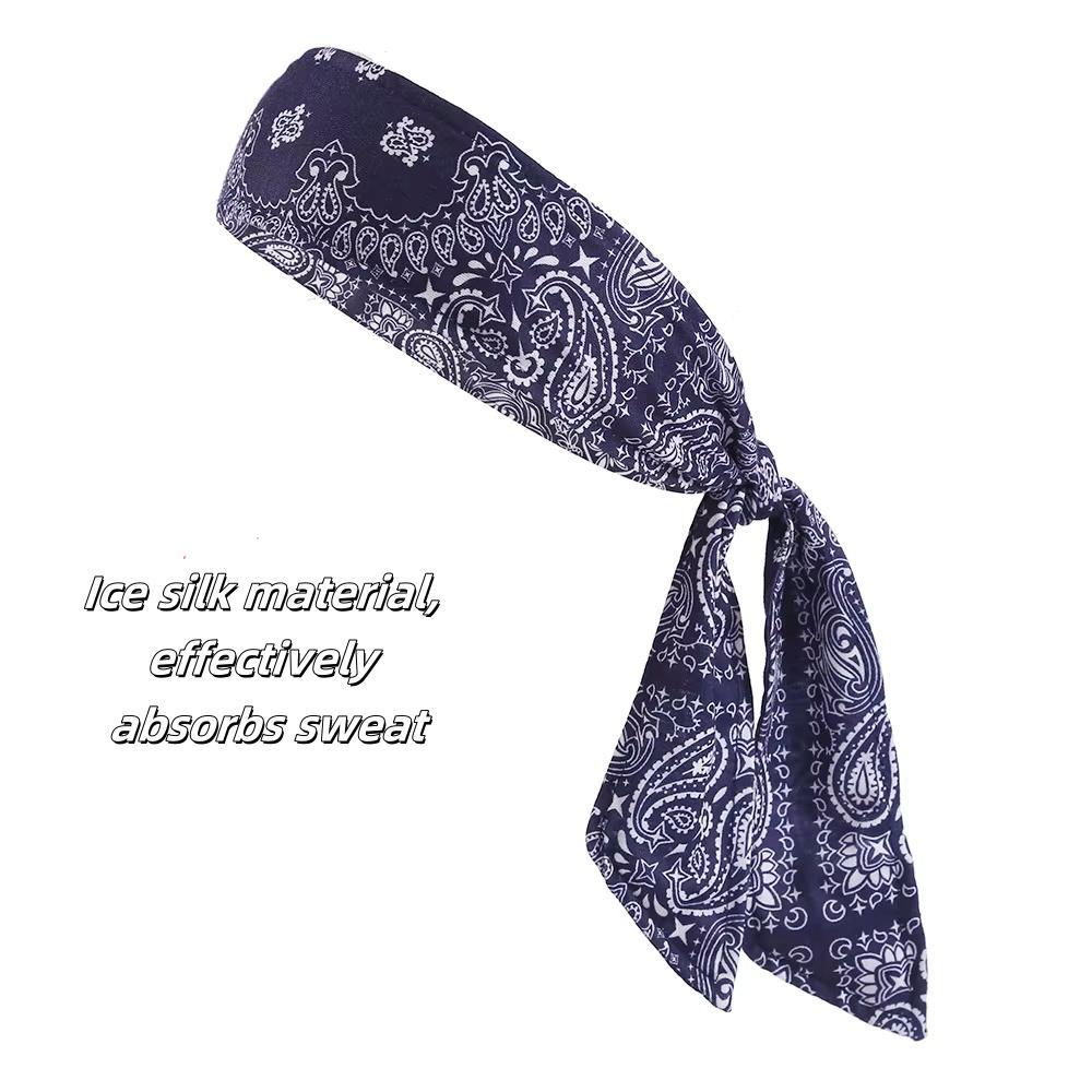 1pc Multicolor Headband Elastic Sports Sweatband Athletic Headband Men Women Gym Fitness Yoga Protection Scarf Hair Band Bandage