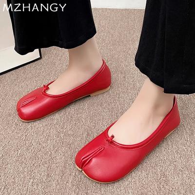 Fashion Women Flats Shoes Fashion Retro Shallow Loafer Soft Shoes 2024 Autumn New Trend Woman Sandals Casual Cozy Ballet Dance Zapatos