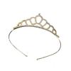 Alloy Diamond-encrusted Children's Headband and Hairband. Metal-encrusted Diamond Princess Hairband for Girls and Small Crown.